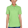 UltraClub Womens Whisper Short Sleeve Polo Shirt - Apple Green - Closeout