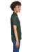 UltraClub 8541 Womens Whisper Short Sleeve Polo Shirt Forest Green Side