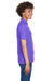 UltraClub 8541 Womens Whisper Short Sleeve Polo Shirt Purple Side