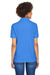 UltraClub 8541 Womens Whisper Short Sleeve Polo Shirt French Blue Back