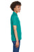 UltraClub 8541 Womens Whisper Short Sleeve Polo Shirt Jade Green Side
