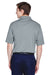 UltraClub 8610 Mens Cool & Dry 8 Star Elite Performance Moisture Wicking Short Sleeve Polo Shirt Silver Grey Back