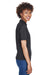UltraClub 8610L Womens Cool & Dry 8 Star Elite Performance Moisture Wicking Short Sleeve Polo Shirt Black Side