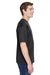UltraClub 8620 Mens Cool & Dry Performance Moisture Wicking Short Sleeve Crewneck T-Shirt Black Side