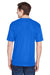 UltraClub 8620 Mens Cool & Dry Performance Moisture Wicking Short Sleeve Crewneck T-Shirt Royal Blue Back