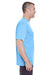 UltraClub 8620 Mens Cool & Dry Performance Moisture Wicking Short Sleeve Crewneck T-Shirt Columbia Blue Side