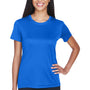 UltraClub Womens Cool & Dry Performance Moisture Wicking Short Sleeve Crewneck T-Shirt - Royal Blue