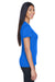 UltraClub 8620L Womens Cool & Dry Performance Moisture Wicking Short Sleeve Crewneck T-Shirt Royal Blue Side