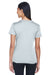 UltraClub 8620L Womens Cool & Dry Performance Moisture Wicking Short Sleeve Crewneck T-Shirt Grey Back