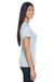 UltraClub 8620L Womens Cool & Dry Performance Moisture Wicking Short Sleeve Crewneck T-Shirt Grey Side