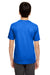 UltraClub 8620Y Youth Cool & Dry Performance Moisture Wicking Short Sleeve Crewneck T-Shirt Royal Blue Back