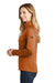 The North Face NF0A3LHC Womens Tech 1/4 Zip Fleece Jacket Orange Ochre Side