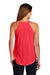 District DT137L Womens Perfect Tri Rocker Tank Top Red Frost Back