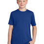 District Youth Perfect Tri Short Sleeve Crewneck T-Shirt - Deep Royal Blue