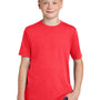 District Youth Perfect Tri Short Sleeve Crewneck T-Shirt - Red Frost