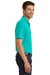 Port Authority K110 Mens Dry Zone Moisture Wicking Short Sleeve Polo Shirt Aquamarine Side