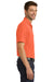 Port Authority K110 Mens Dry Zone Moisture Wicking Short Sleeve Polo Shirt Coral Splash Side
