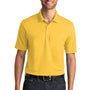 Port Authority Mens Dry Zone Moisture Wicking Short Sleeve Polo Shirt - Sunburst Yellow