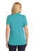 Port Authority LK110 Womens Dry Zone Moisture Wicking Short Sleeve Polo Shirt Aquamarine Back