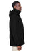 North End 88007 Mens 3-in-1 Full Zip Hooded Jacket Black Side