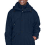 North End Mens 3-in-1 Water Resistant Full Zip Hooded Jacket - Midnight Navy Blue