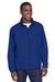 North End 88083 Mens Techno Lite Water Resistant Full Zip Hooded Jacket Royal Blue Front