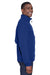 North End 88083 Mens Techno Lite Water Resistant Full Zip Hooded Jacket Royal Blue Side