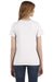 Anvil 880 Womens Short Sleeve Crewneck T-Shirt White Back