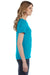 Anvil 880 Womens Short Sleeve Crewneck T-Shirt Caribbean Blue Side