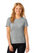 Anvil 880 Womens Short Sleeve Crewneck T-Shirt Heather Grey Front