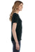 Anvil 880 Womens Short Sleeve Crewneck T-Shirt Black Side