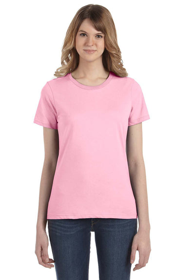 Anvil 880 Womens Short Sleeve Crewneck T-Shirt Charity Pink Front