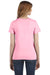 Anvil 880 Womens Short Sleeve Crewneck T-Shirt Charity Pink Back