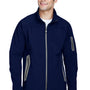 North End Mens Technical Water Resistant Full Zip Jacket - Classic Navy Blue