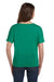 Bella + Canvas 8815 Womens Slouchy Short Sleeve V-Neck T-Shirt Kelly Green Back