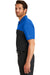 Nike 881655 Mens Dri-Fit Moisture Wicking Short Sleeve Polo Shirt Sapphire Blue/Black Side
