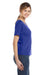Bella + Canvas 8816 Womens Slouchy Short Sleeve Wide Neck T-Shirt Royal Blue Side