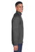 North End 88174 Mens Gravity Performance Moisture Wicking Full Zip Fleece Jacket Heather Grey Side