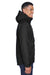 North End 88178 Mens Caprice 3-in-1 Full Zip Hooded Jacket Black Side