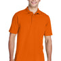 Core 365 Mens Origin Performance Moisture Wicking Short Sleeve Polo Shirt - Campus Orange