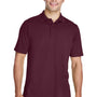 Core 365 Mens Origin Performance Moisture Wicking Short Sleeve Polo Shirt - Burgundy