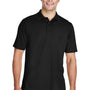 Core 365 Mens Origin Performance Moisture Wicking Short Sleeve Polo Shirt - Black