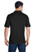 Core 365 88181 Mens Origin Performance Moisture Wicking Short Sleeve Polo Shirt Black Back