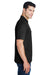 Core 365 88181 Mens Origin Performance Moisture Wicking Short Sleeve Polo Shirt Black Side