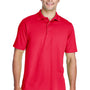 Core 365 Mens Origin Performance Moisture Wicking Short Sleeve Polo Shirt - Classic Red