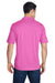 Core 365 88181 Mens Origin Performance Moisture Wicking Short Sleeve Polo Shirt Charity Pink Back