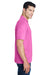 Core 365 88181 Mens Origin Performance Moisture Wicking Short Sleeve Polo Shirt Charity Pink Side