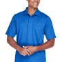 Core 365 Mens Origin Performance Moisture Wicking Short Sleeve Polo Shirt w/ Pocket - True Royal Blue