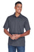 Core 365 88181P Mens Origin Performance Moisture Wicking Short Sleeve Polo Shirt w/ Pocket Carbon Grey Front