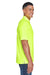 Core 365 88181P Mens Origin Performance Moisture Wicking Short Sleeve Polo Shirt w/ Pocket Safety Yellow Side